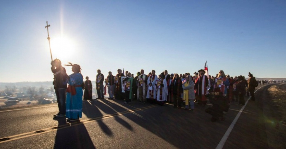 clergy at Standing Rock