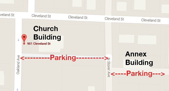 illustration of where to park