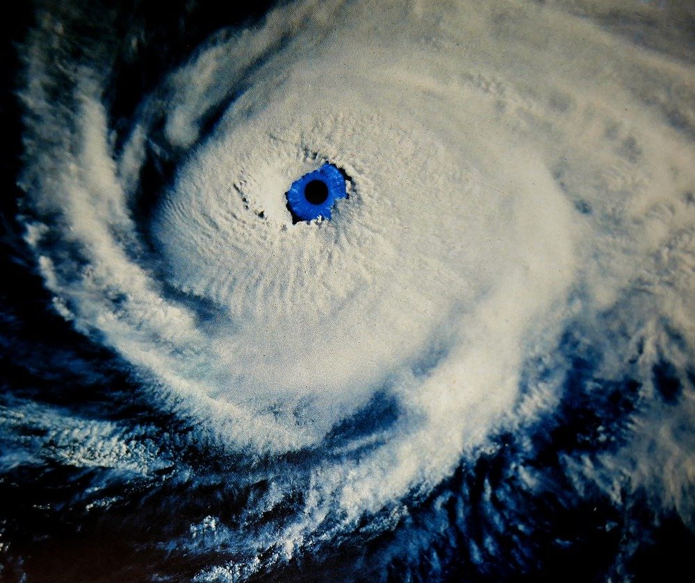 hurricane eye of storm