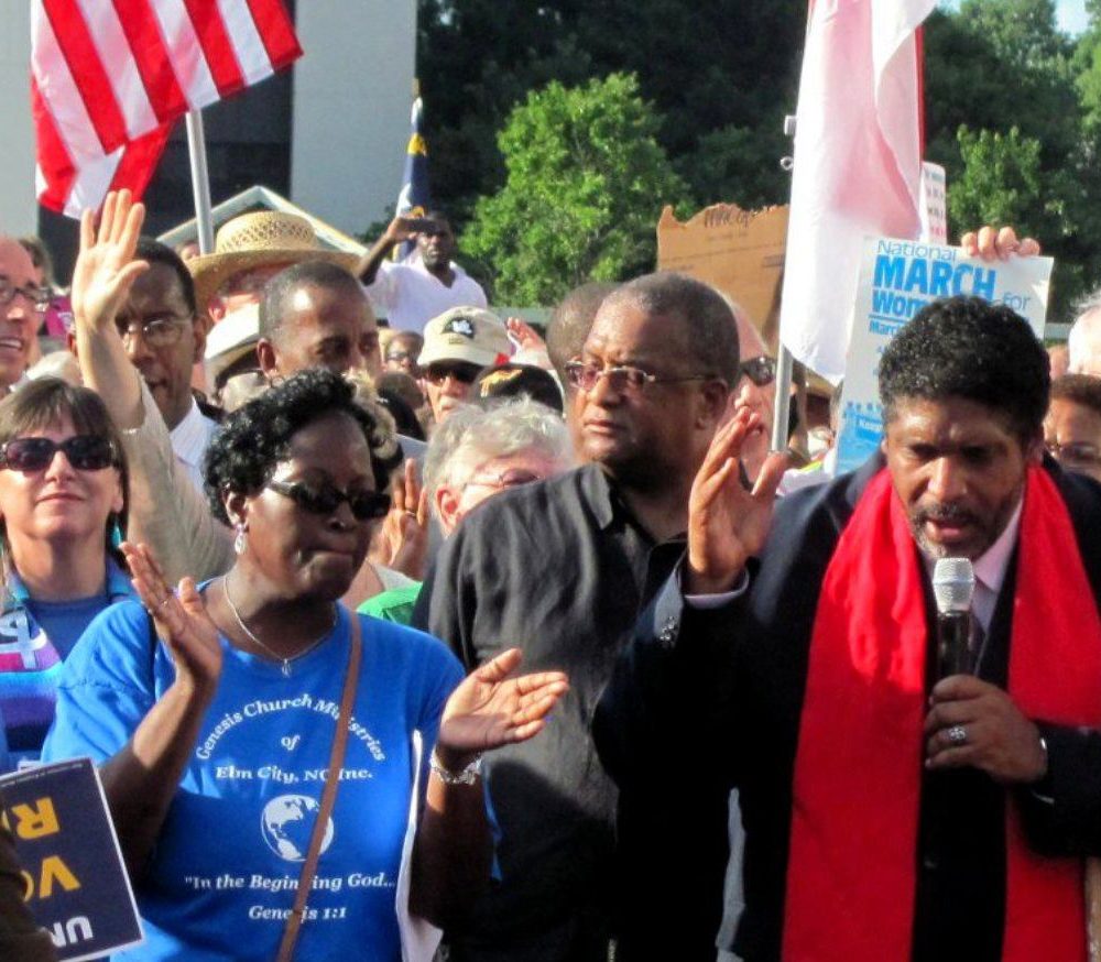 Rev. Anika Whitfield protest picture