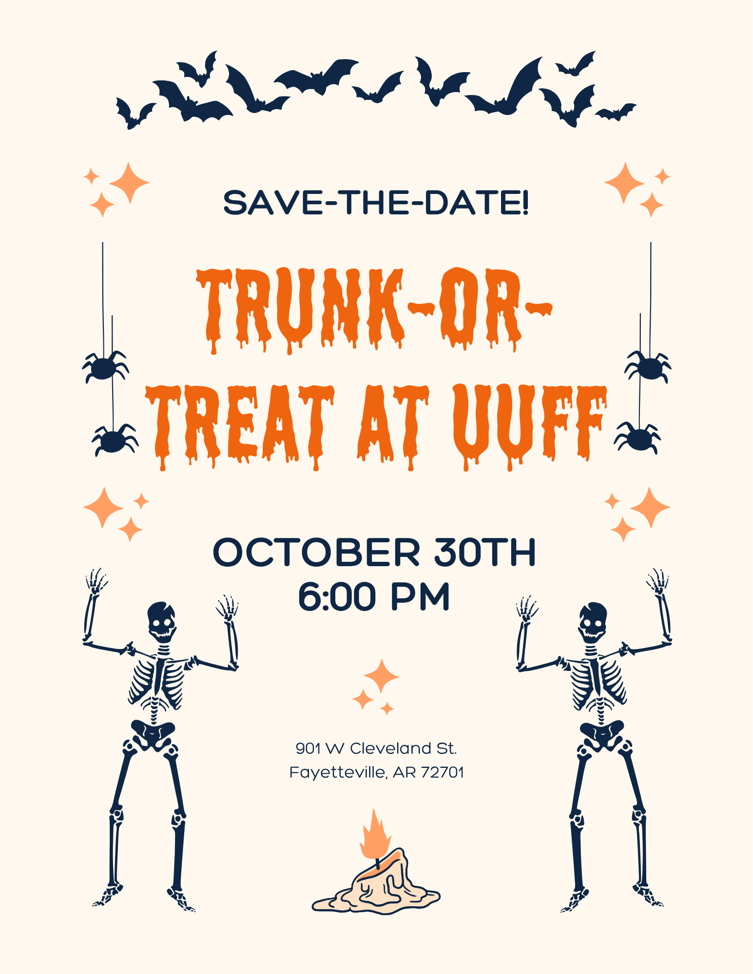 UUFF Trunk-or-Treat Halloween Bash - Friday, October 30th, starting at 6pm!